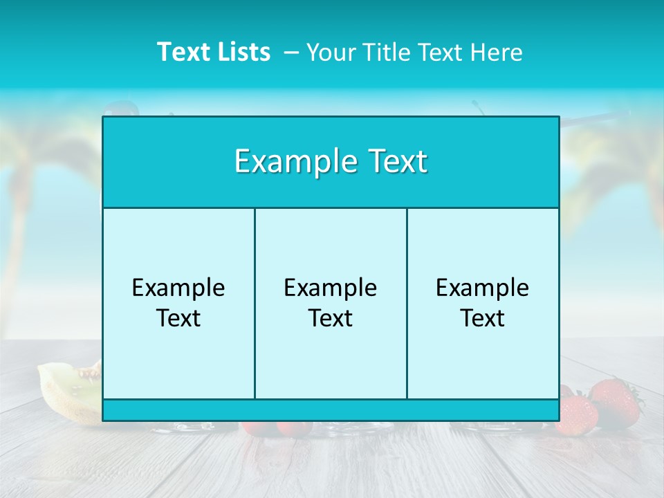 Creamy Cream Hurricane PowerPoint Template