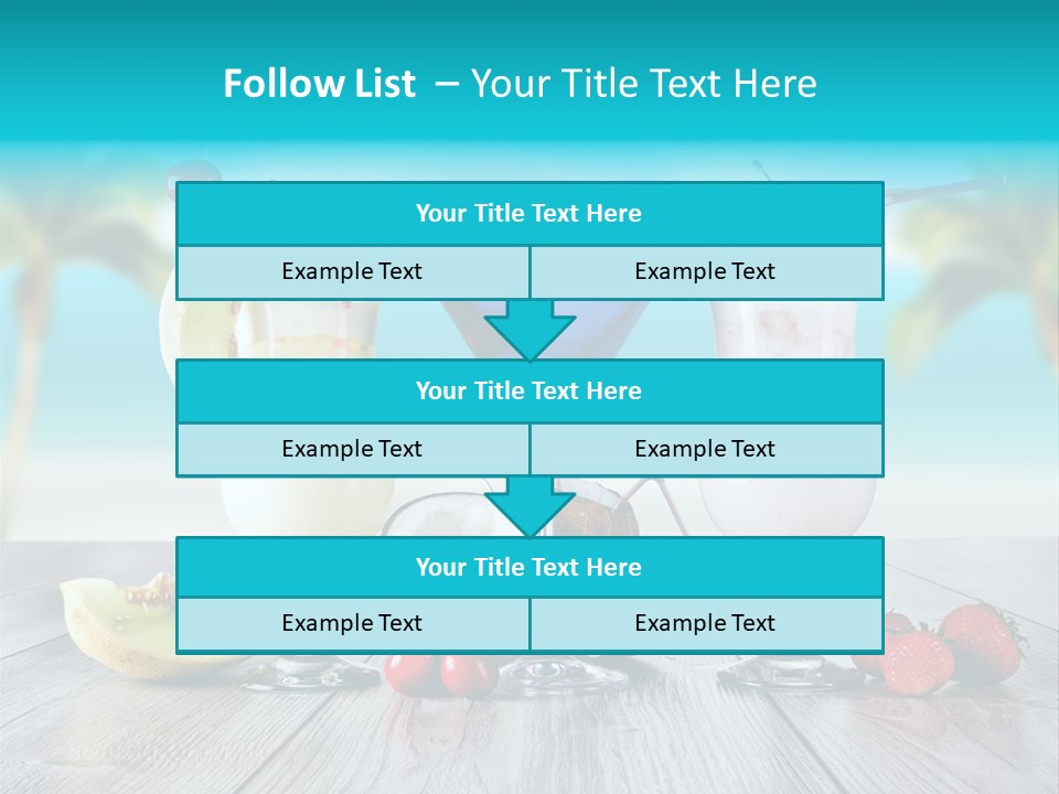 Creamy Cream Hurricane PowerPoint Template