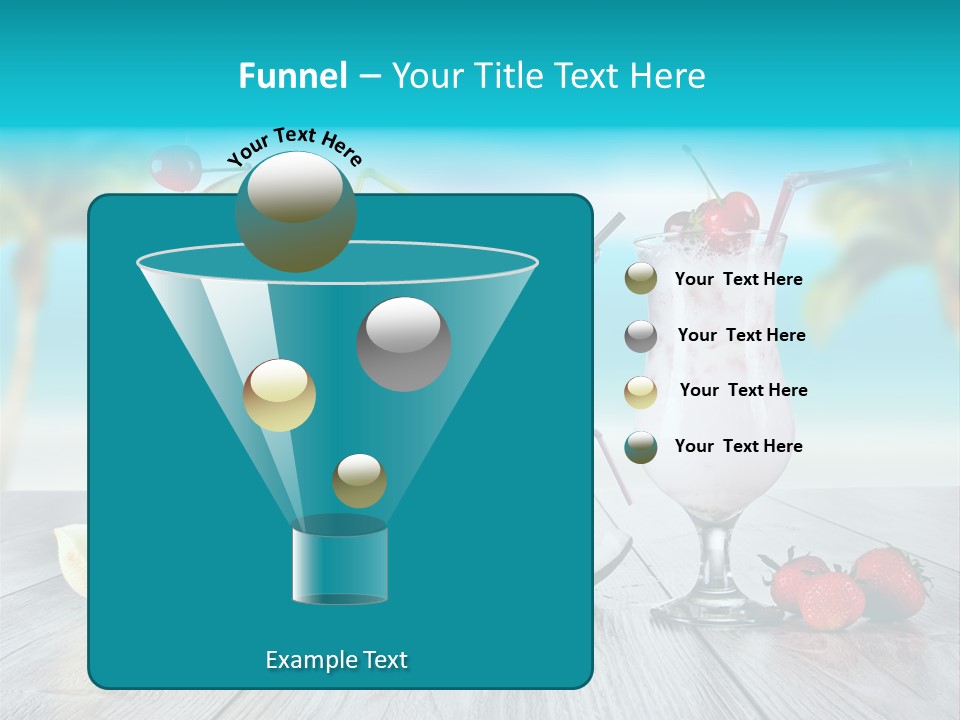 Creamy Cream Hurricane PowerPoint Template