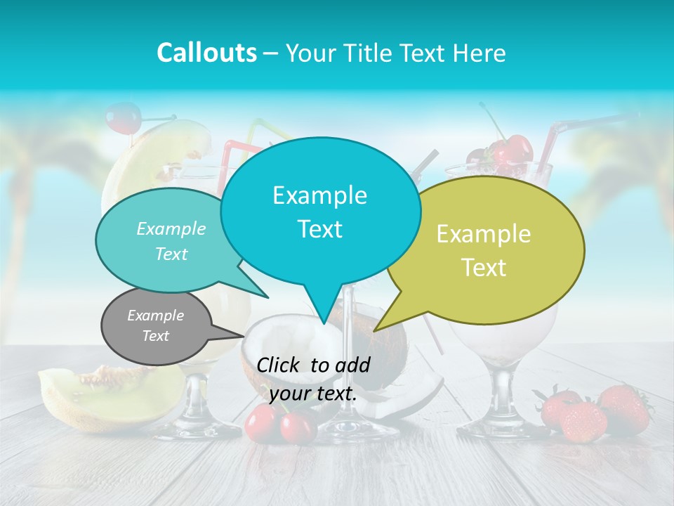 Creamy Cream Hurricane PowerPoint Template