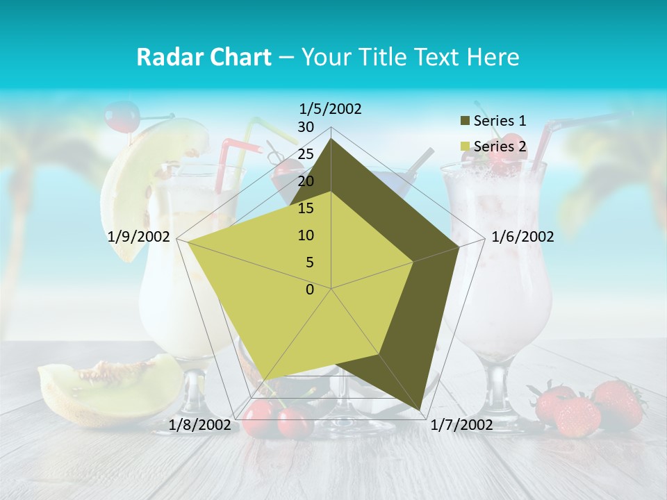 Creamy Cream Hurricane PowerPoint Template