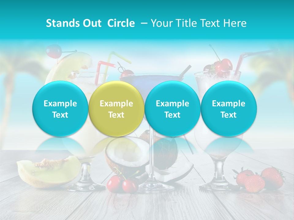 Creamy Cream Hurricane PowerPoint Template