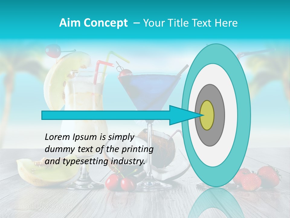 Creamy Cream Hurricane PowerPoint Template