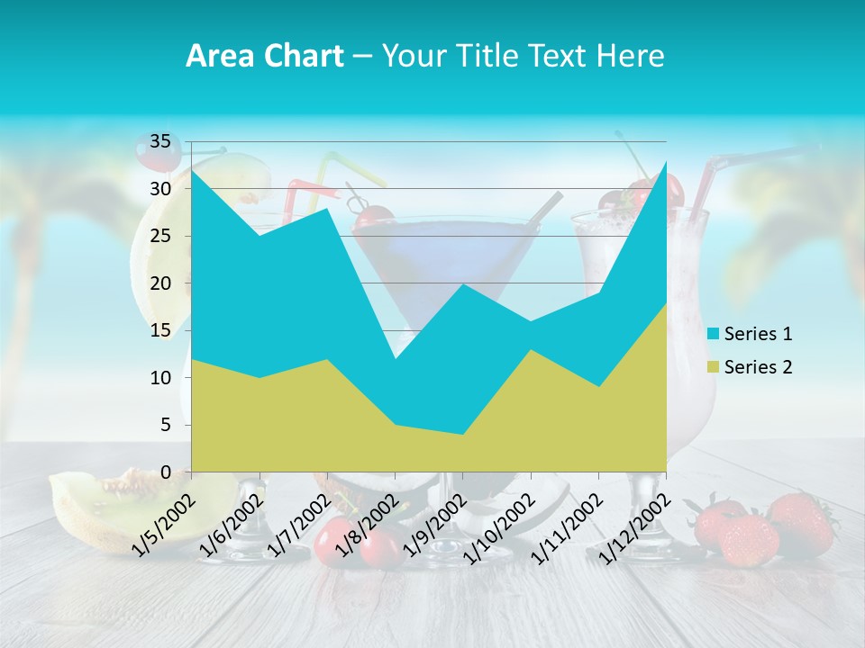 Creamy Cream Hurricane PowerPoint Template