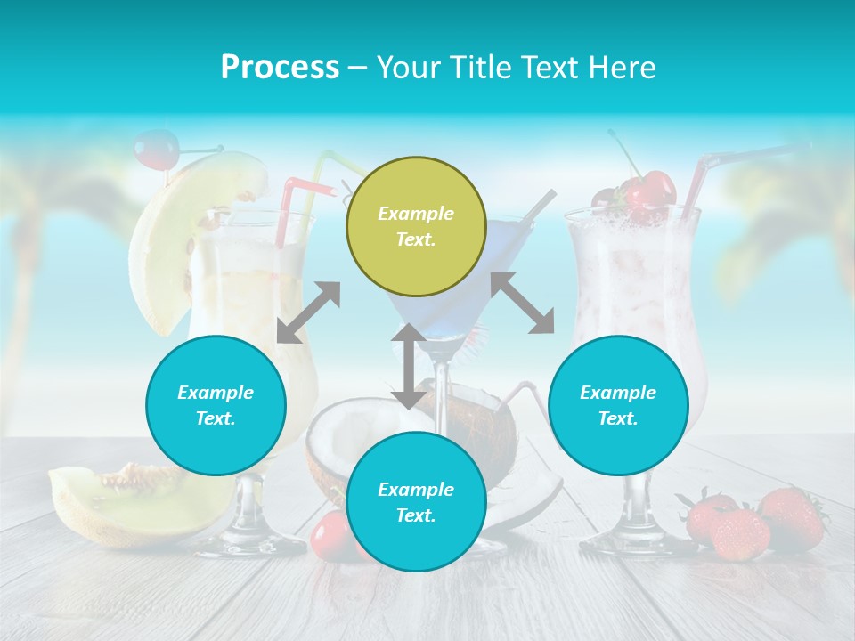 Creamy Cream Hurricane PowerPoint Template