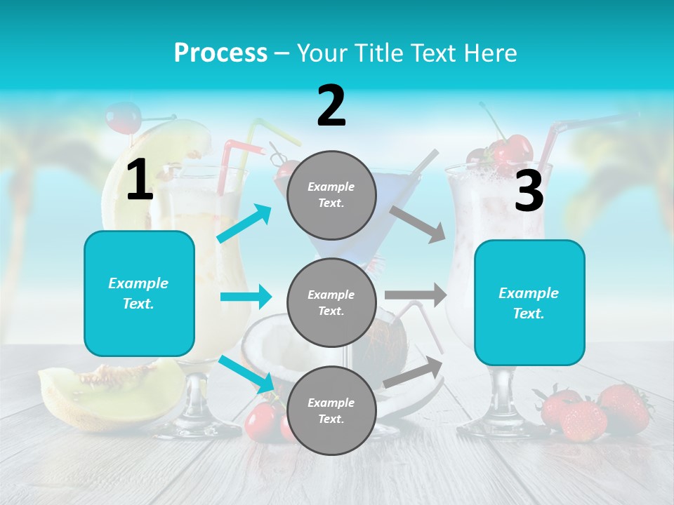 Creamy Cream Hurricane PowerPoint Template