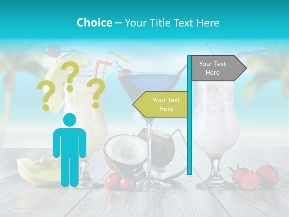 Creamy Cream Hurricane PowerPoint Template