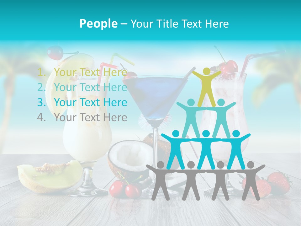 Creamy Cream Hurricane PowerPoint Template
