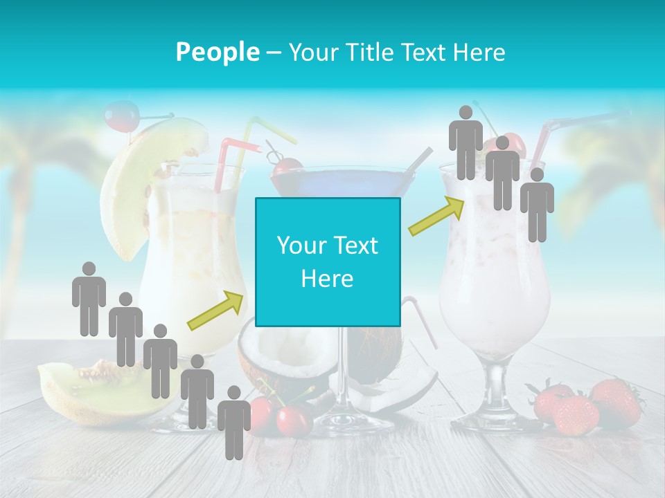 Creamy Cream Hurricane PowerPoint Template