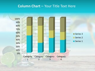 Mint Refreshment Blur PowerPoint Template