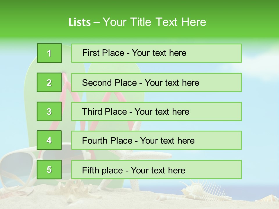 Orange Sky Leisure PowerPoint Template