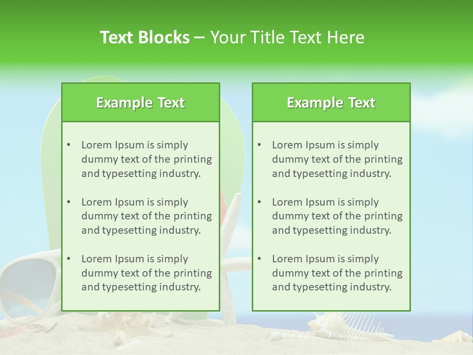Orange Sky Leisure PowerPoint Template