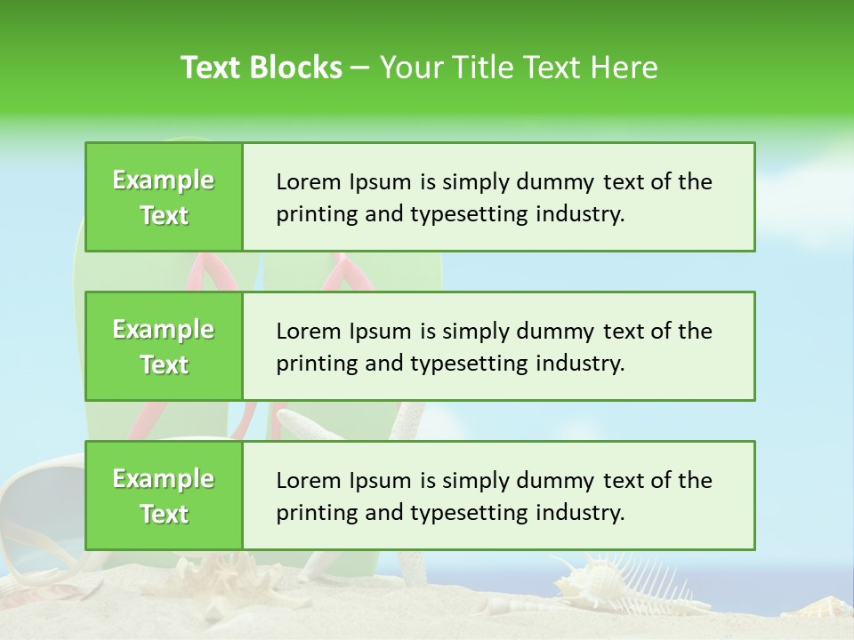 Orange Sky Leisure PowerPoint Template