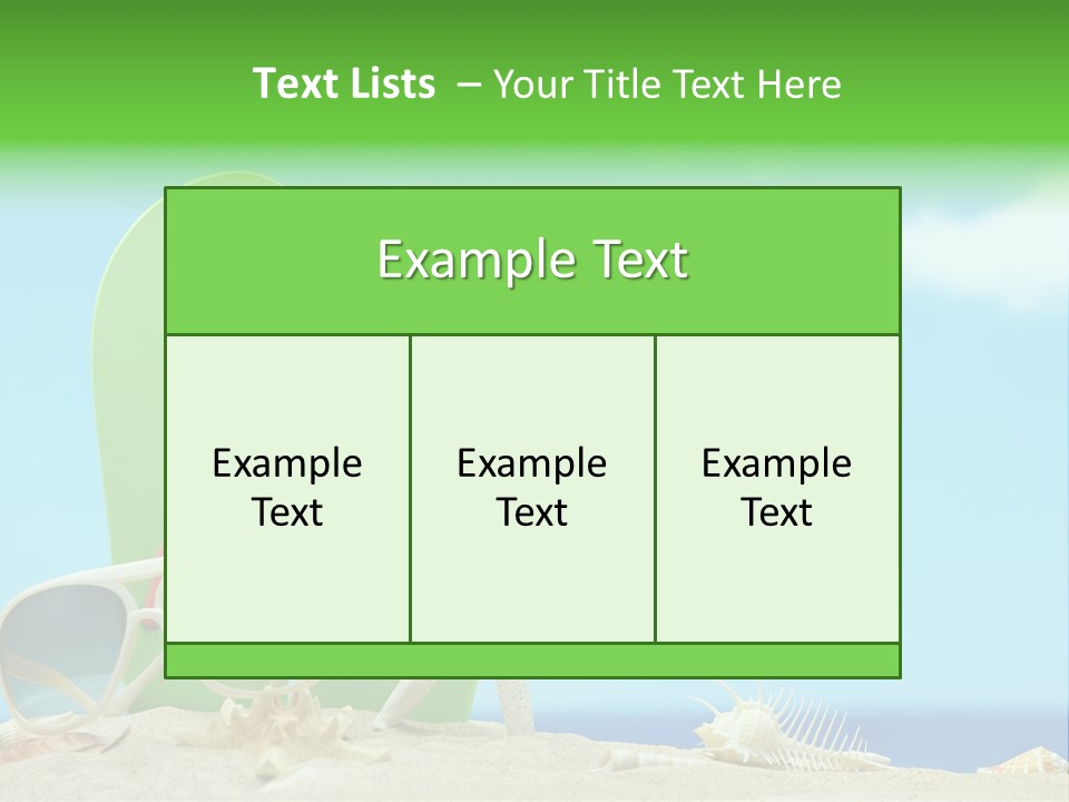 Orange Sky Leisure PowerPoint Template