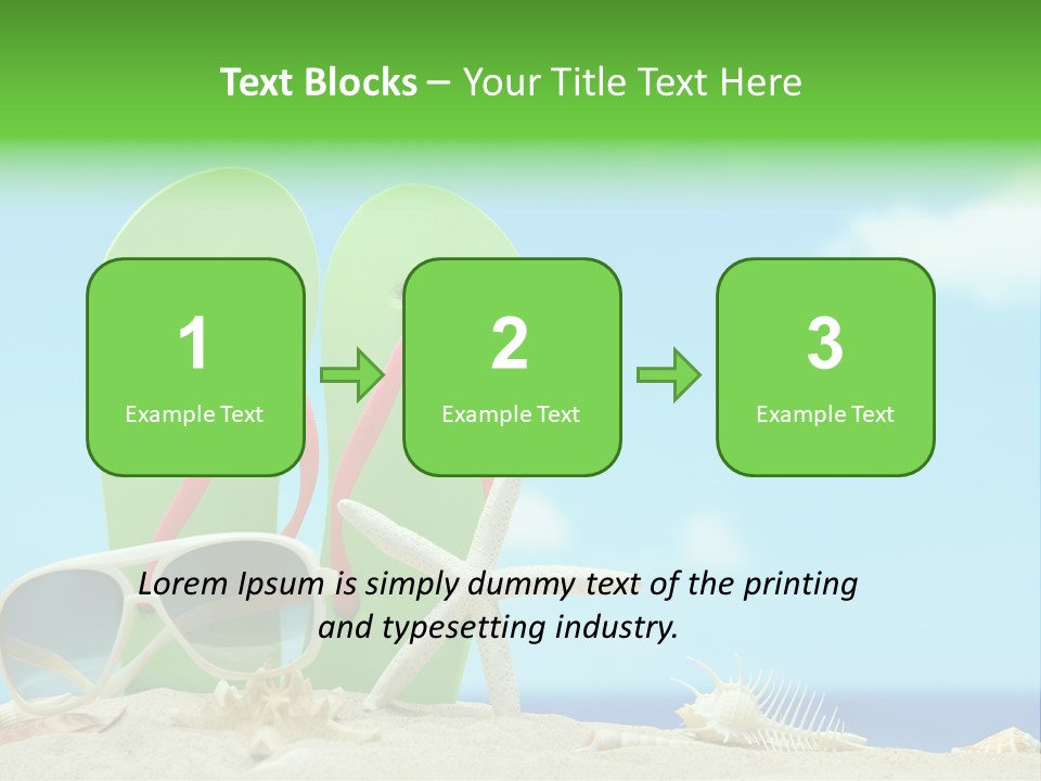 Orange Sky Leisure PowerPoint Template