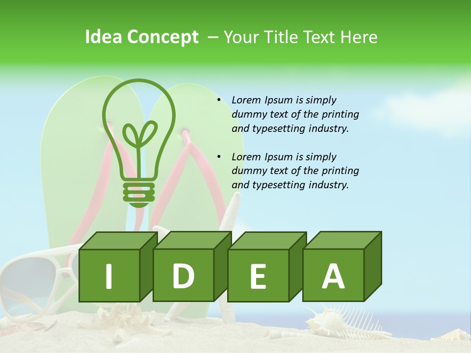 Orange Sky Leisure PowerPoint Template