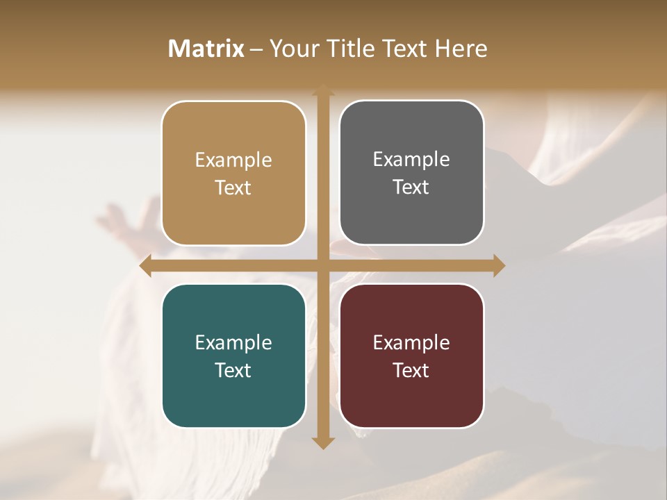 Meditation Woman Meditating PowerPoint Template