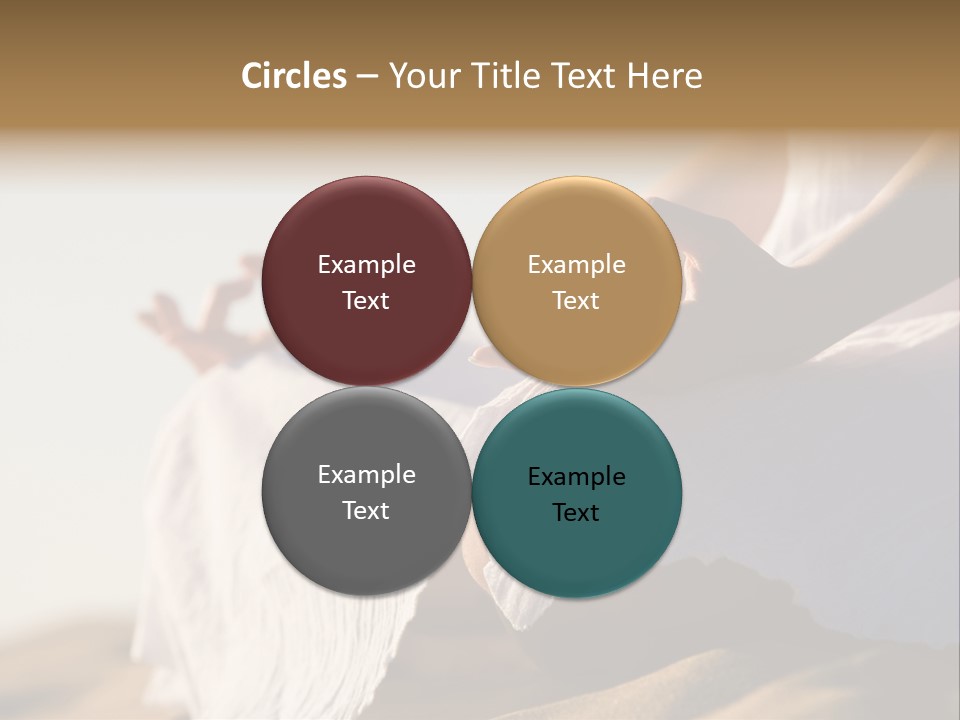 Meditation Woman Meditating PowerPoint Template