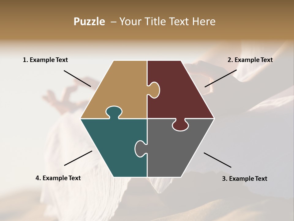 Meditation Woman Meditating PowerPoint Template