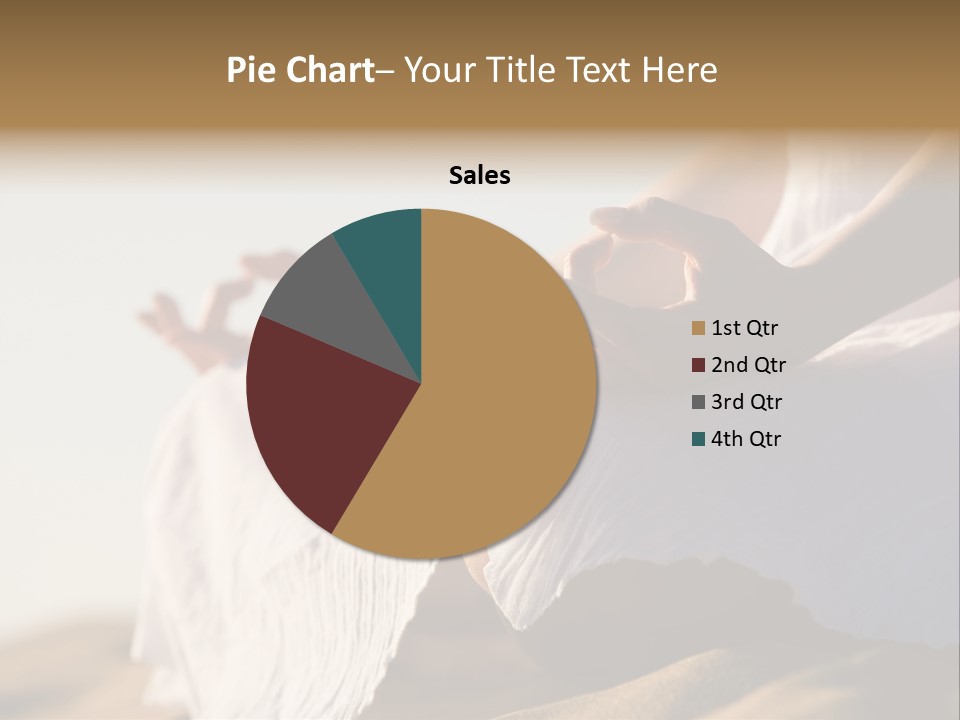 Meditation Woman Meditating PowerPoint Template