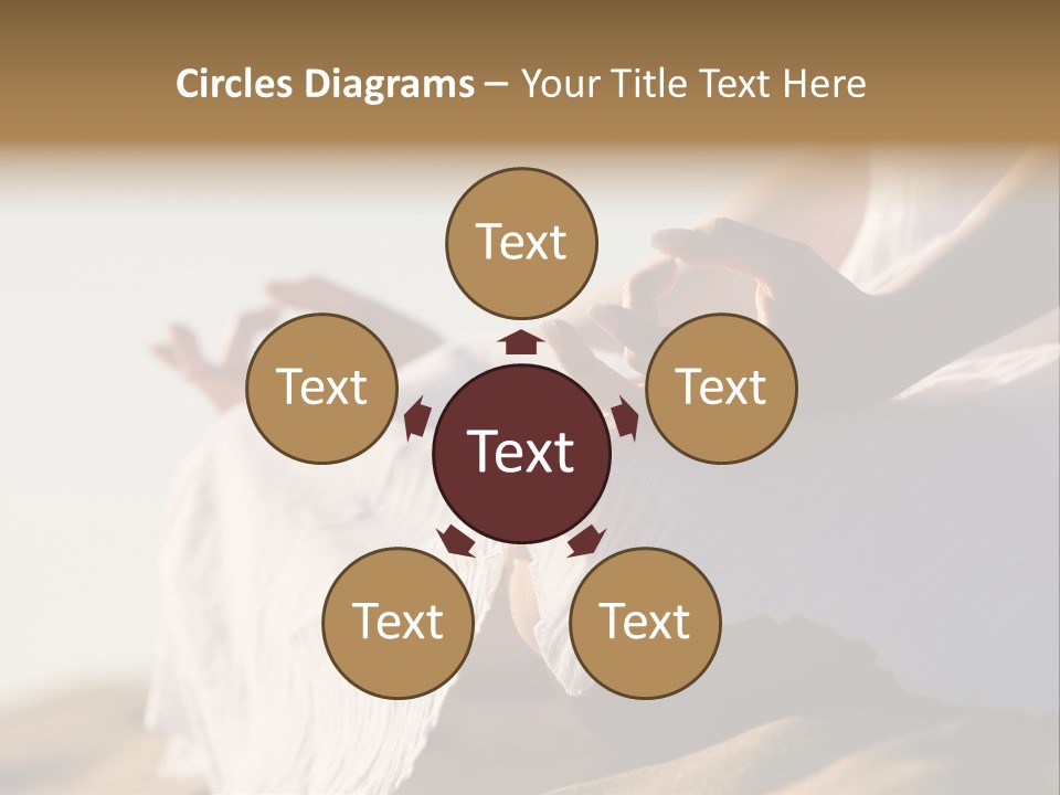 Meditation Woman Meditating PowerPoint Template