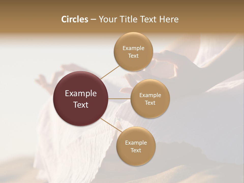 Meditation Woman Meditating PowerPoint Template