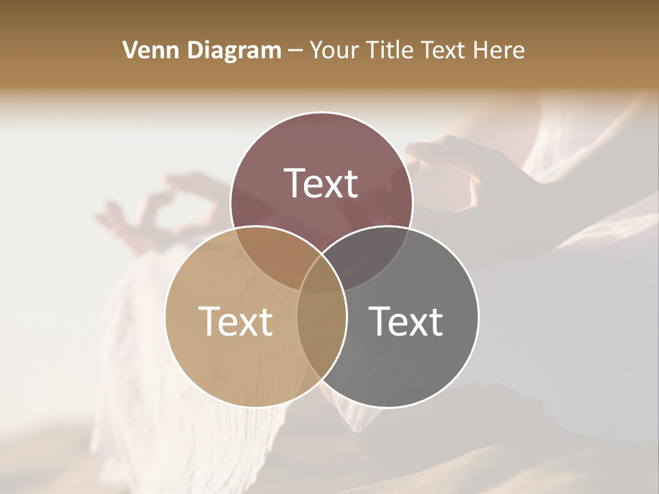 Meditation Woman Meditating PowerPoint Template