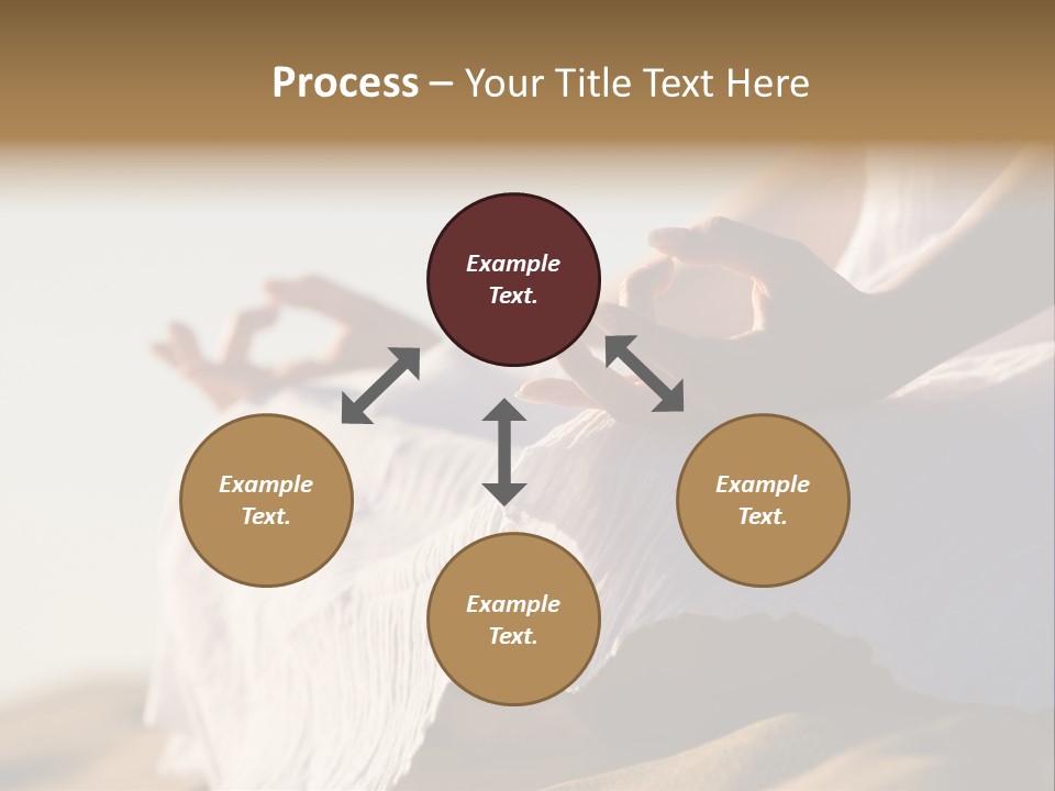 Meditation Woman Meditating PowerPoint Template