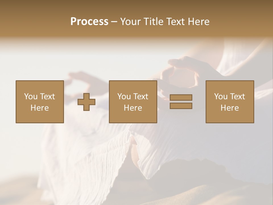 Meditation Woman Meditating PowerPoint Template