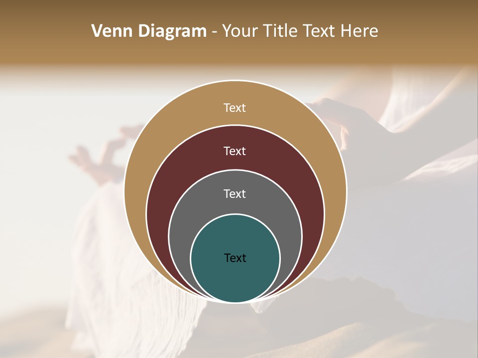 Meditation Woman Meditating PowerPoint Template