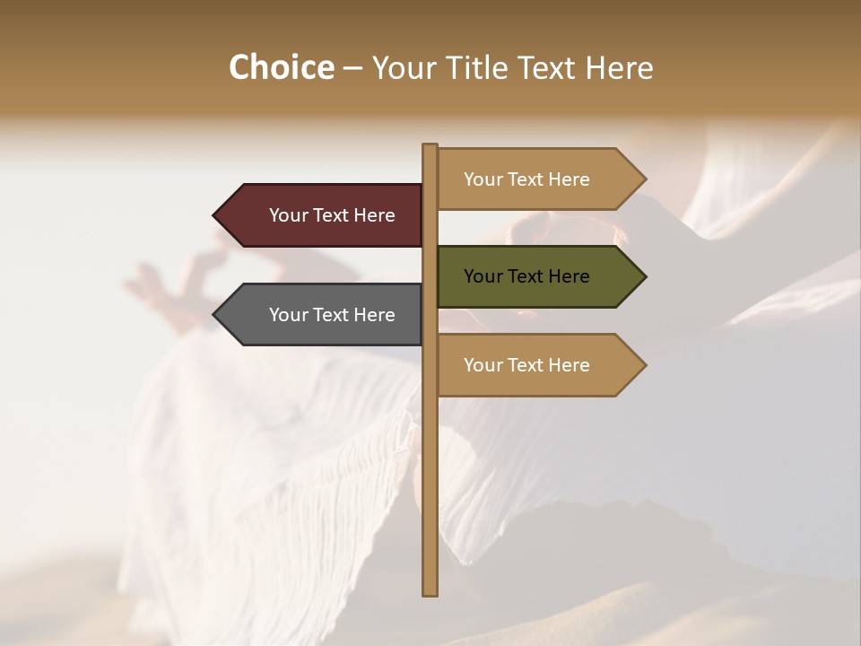 Meditation Woman Meditating PowerPoint Template