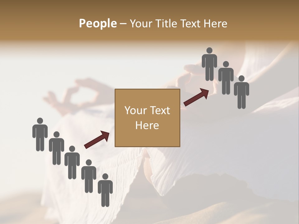 Meditation Woman Meditating PowerPoint Template