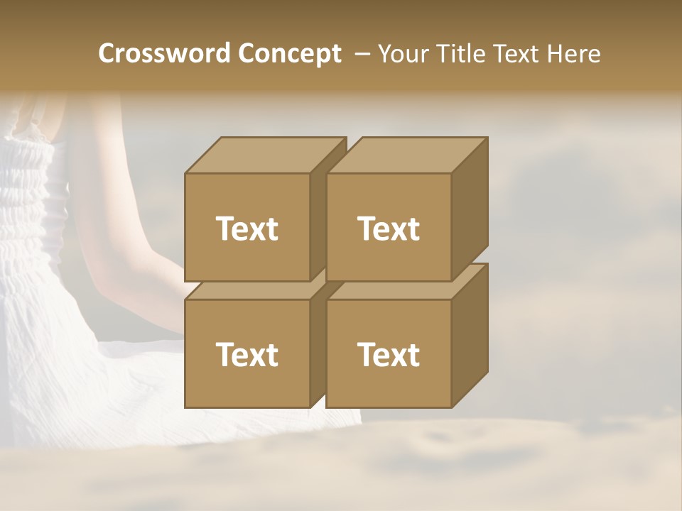 Fingers Tranquil Person PowerPoint Template