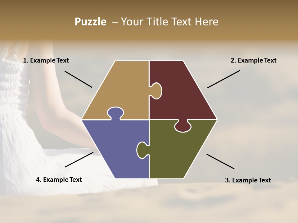 Fingers Tranquil Person PowerPoint Template