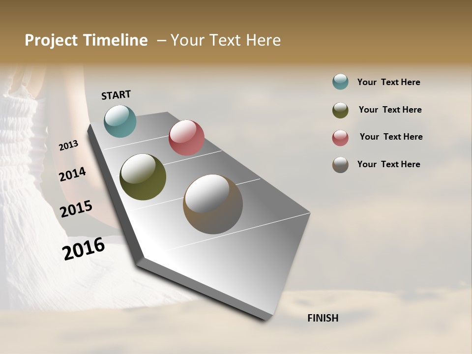 Fingers Tranquil Person PowerPoint Template