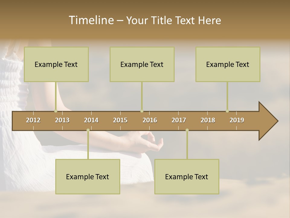 Fingers Tranquil Person PowerPoint Template