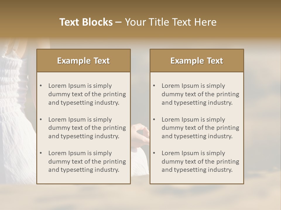 Fingers Tranquil Person PowerPoint Template