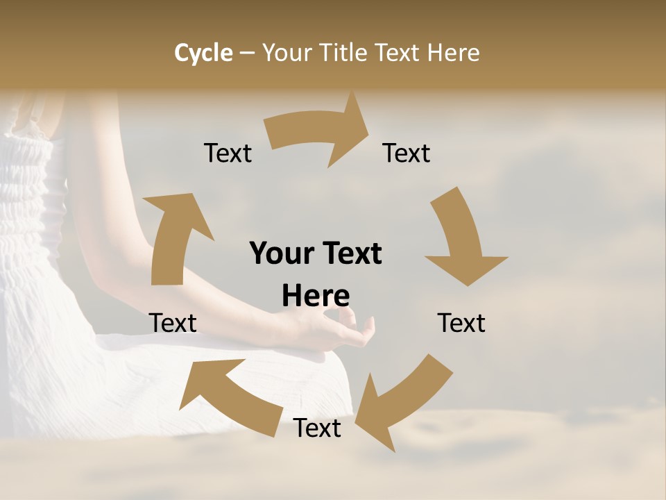 Fingers Tranquil Person PowerPoint Template