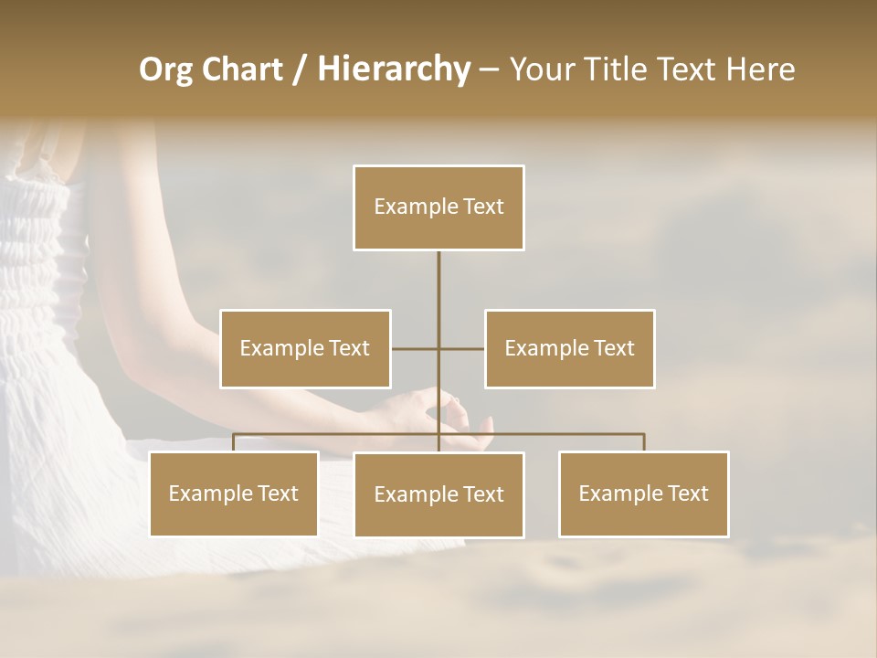 Fingers Tranquil Person PowerPoint Template