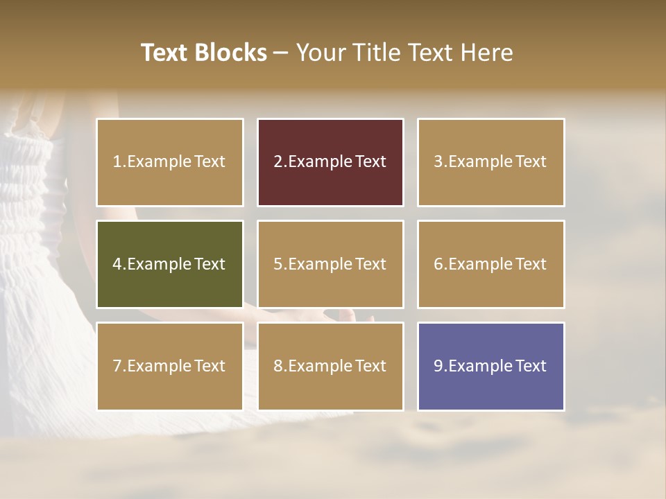 Fingers Tranquil Person PowerPoint Template