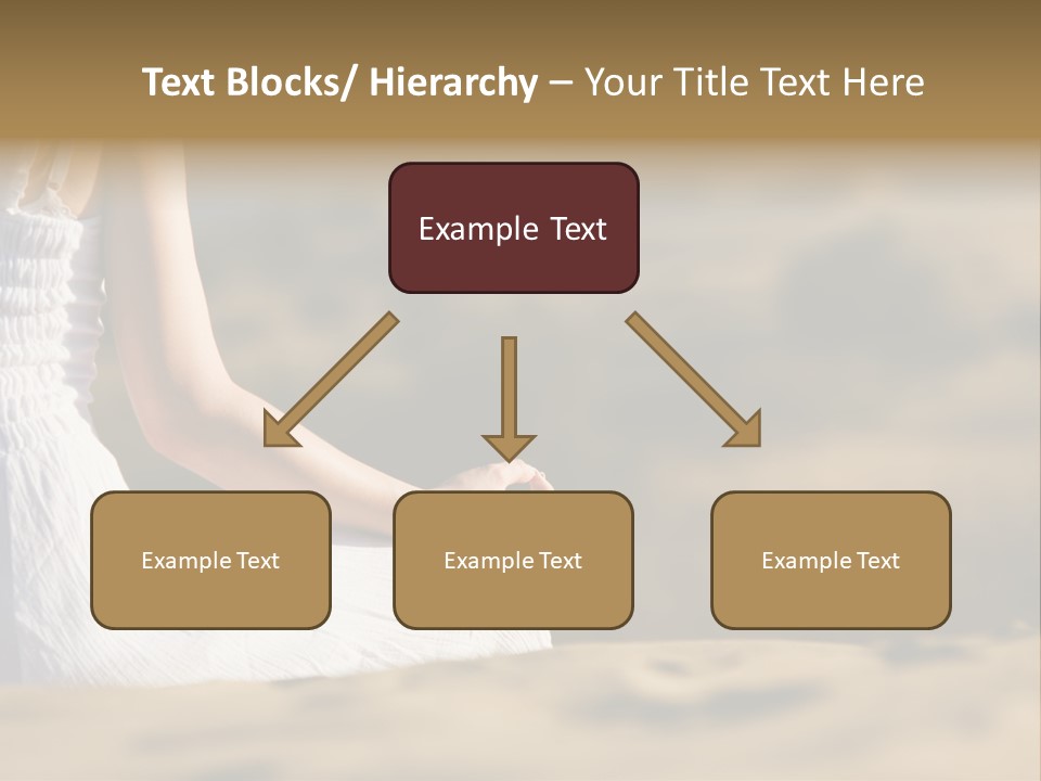 Fingers Tranquil Person PowerPoint Template