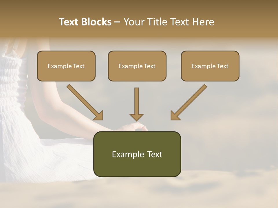 Fingers Tranquil Person PowerPoint Template