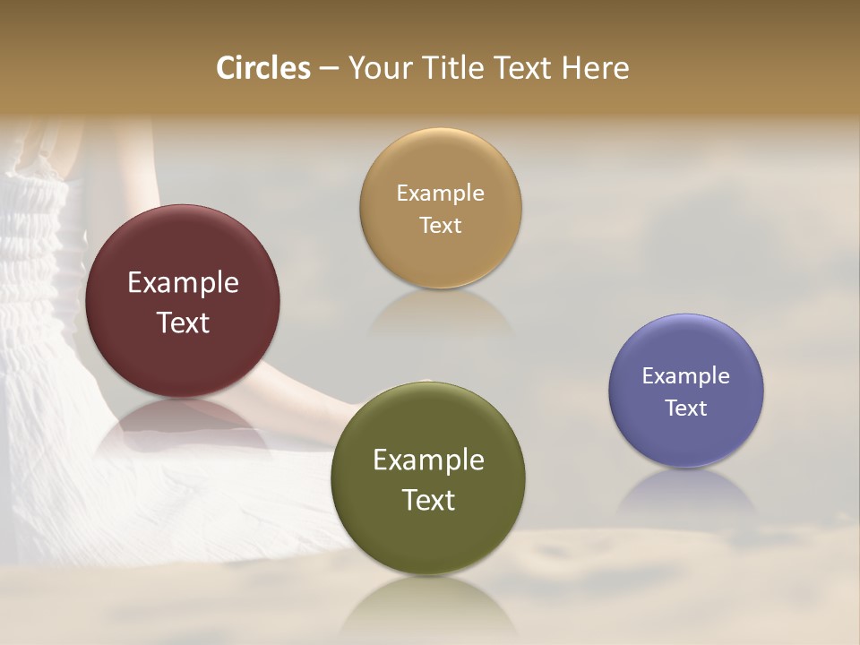 Fingers Tranquil Person PowerPoint Template