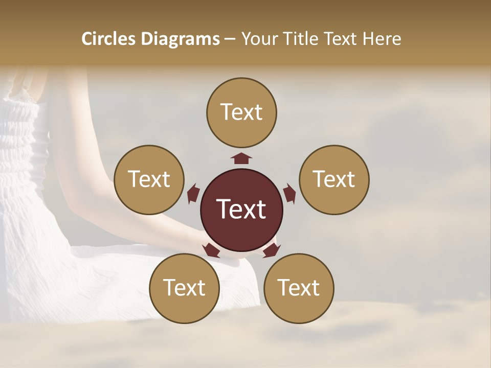 Fingers Tranquil Person PowerPoint Template