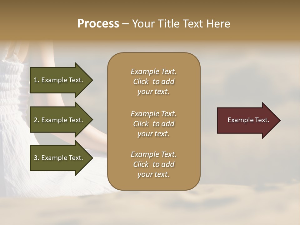 Fingers Tranquil Person PowerPoint Template