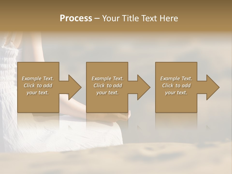 Fingers Tranquil Person PowerPoint Template