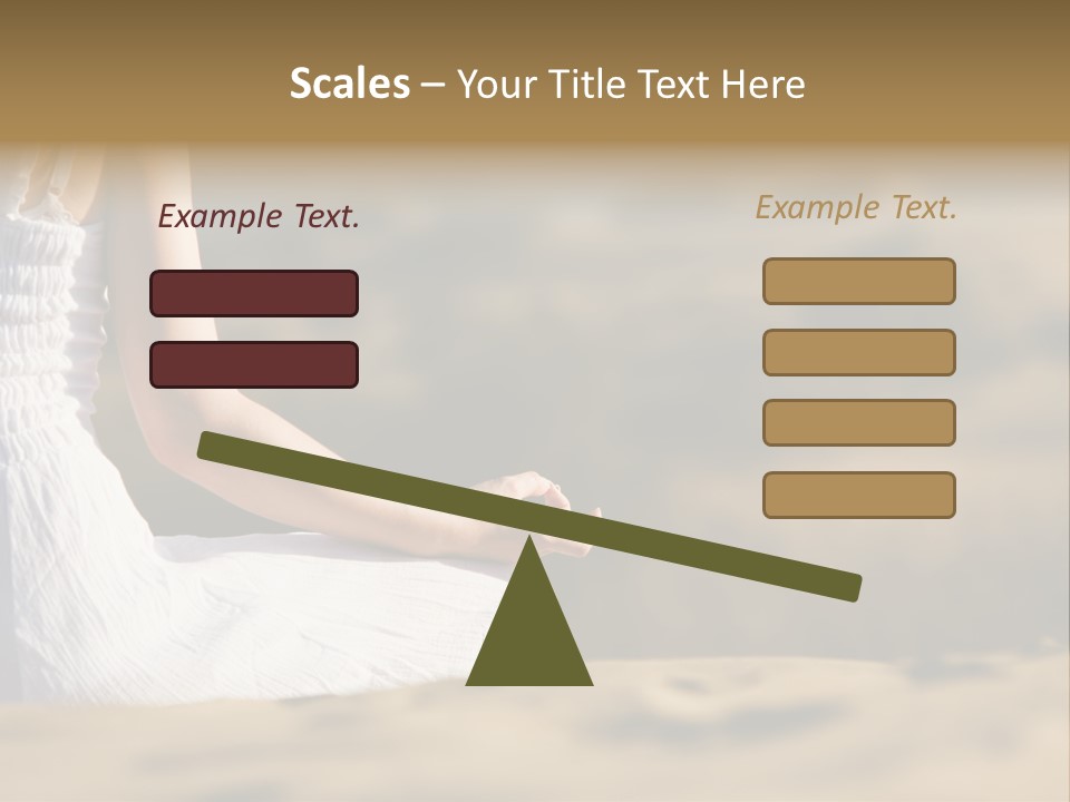 Fingers Tranquil Person PowerPoint Template