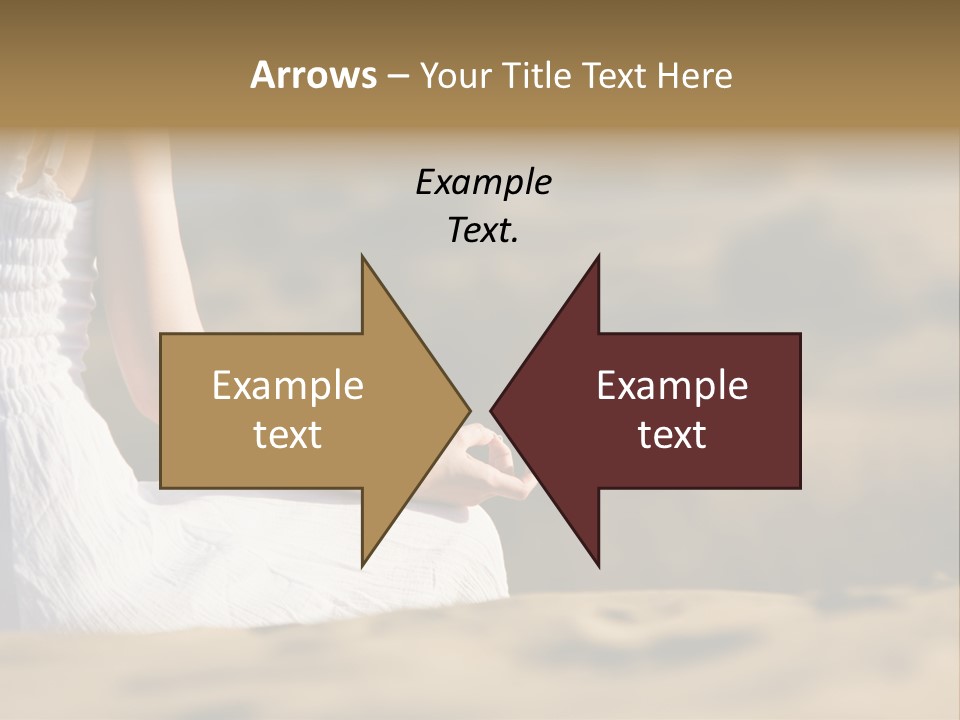Fingers Tranquil Person PowerPoint Template