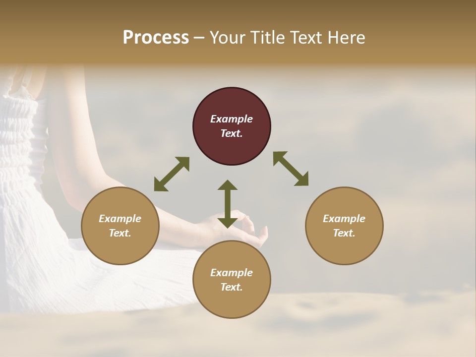 Fingers Tranquil Person PowerPoint Template