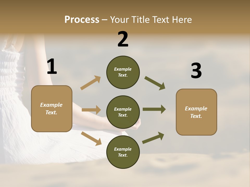 Fingers Tranquil Person PowerPoint Template